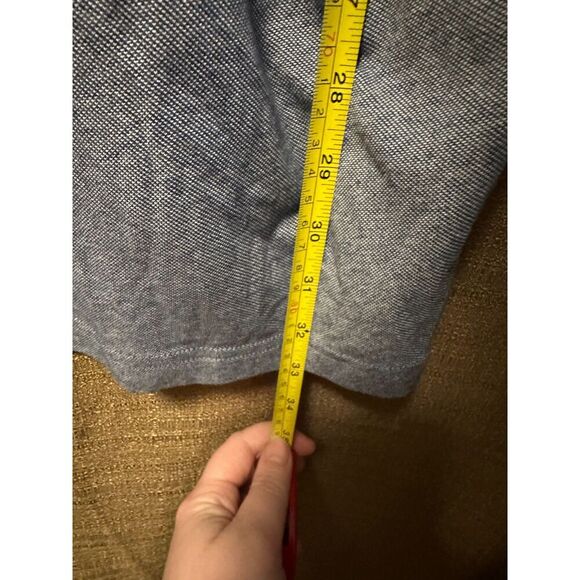 Mens Master Classics Heathered Blue Golf Polo Size XXL - Picture 5 of 7